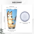 thumbnail image 4 of Johaoi Bluey Print 20oz Tumbler,Travel Coffee Mug Tumbler with Flip Lid Stainless Steel Water Bottle Gifts for Women Men Him Her-Straw Two-piece Set, 4 of 8