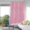 thumbnail image 5 of FREEAMG Shiny Pink Blackout Curtains 84x42in,Thermal Insulated Room Darkening Curtains Window Curtain Panels for Bedroom Bath Living Room, 1 Panel, 5 of 7