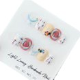 thumbnail image 4 of Donut small fragrant wind cute short hand-worn nail piece light luxury pure handmade high quality control nail, 4 of 7