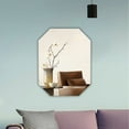 thumbnail image 4 of RADIANCE Goods Verical/Horizontal Hanging Rectangular-Octagon Frameless Wall Mirror 32" Height, 4 of 6