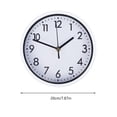 thumbnail image 7 of Hvxrjkn 8 Inch Wall Clock Silent Wooden Design Round Wall Clock for Living Room and Bedroom (Battery Not Included), 7 of 7