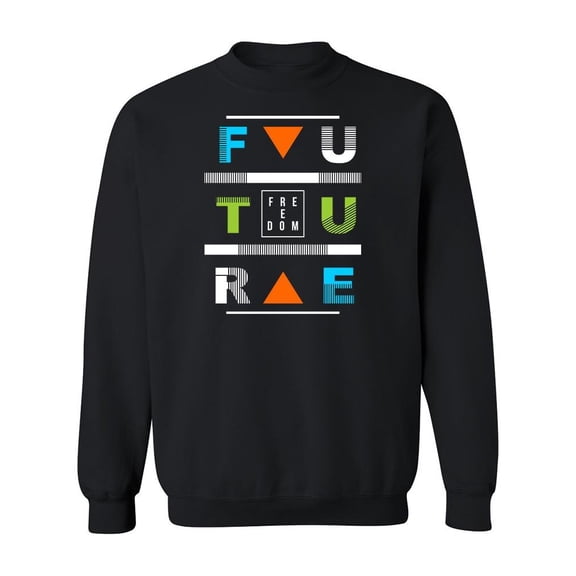 Future Freedom Sweatshirt Men -Image by Shutterstock, Male 5X-Large