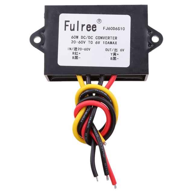 20V-60V Baje a 6V 10A 60W Módulo Regulador Del Convertidor de Voltaje Del Automóvil Zulema Convertidor DC DC Buck