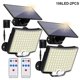 thumbnail image 1 of Solar Flood Lights Outdoor 106/318 LED Solar Motion Lights Remote Solar Security Lights Wall Lights Waterproof 3 Modes Garden, 1 of 2