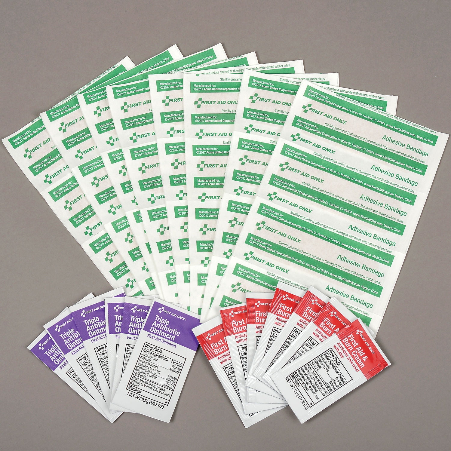 First Aid Only 06090 First Aid Kit, 25-Person ANSI Compliant, Plastic