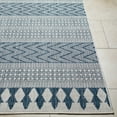 thumbnail image 3 of Artistic Weavers Long Beach Area Rug, Blue/White, 6'7" x 9', 3 of 5
