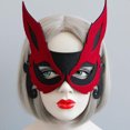 thumbnail image 1 of Máscaras de disfraces para mujeres Fiesta de baile de carnaval Máscaras de bola de media cara Decoración de vestido de fiesta de Halloween (estilo B) JAMW Sencillez, 1 of 3