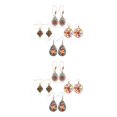 thumbnail image 2 of QualitChoice 4pair Vintage Drop Earrings Every Occasion Suitable Occasions Boho Earrings 2Set, 2 of 6
