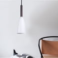 thumbnail image 6 of Modern Iron LED Droplight Chandelier for Home or Restaurant Ceiling Decor, E27 Bulb, White, 6 of 8