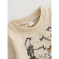thumbnail image 6 of Halloween Baby Boy Girls Clothes 6M 12M 18M 24M 3Y Halloween Outfits Fall Winter Pumpkin Letter Sweatshirt Tops Pants Set, 6 of 10