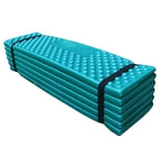 Foldable Foam Mat Tent Folding Beach Sleeping Pad Outdoor Moisture- Blue