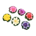 thumbnail image 4 of Artificial Pond Plants, Floating Lily Pad Vivid Bright Widely Applicable Light Weight DIY Making  For Beauty Salons For Home For Pool, 4 of 8