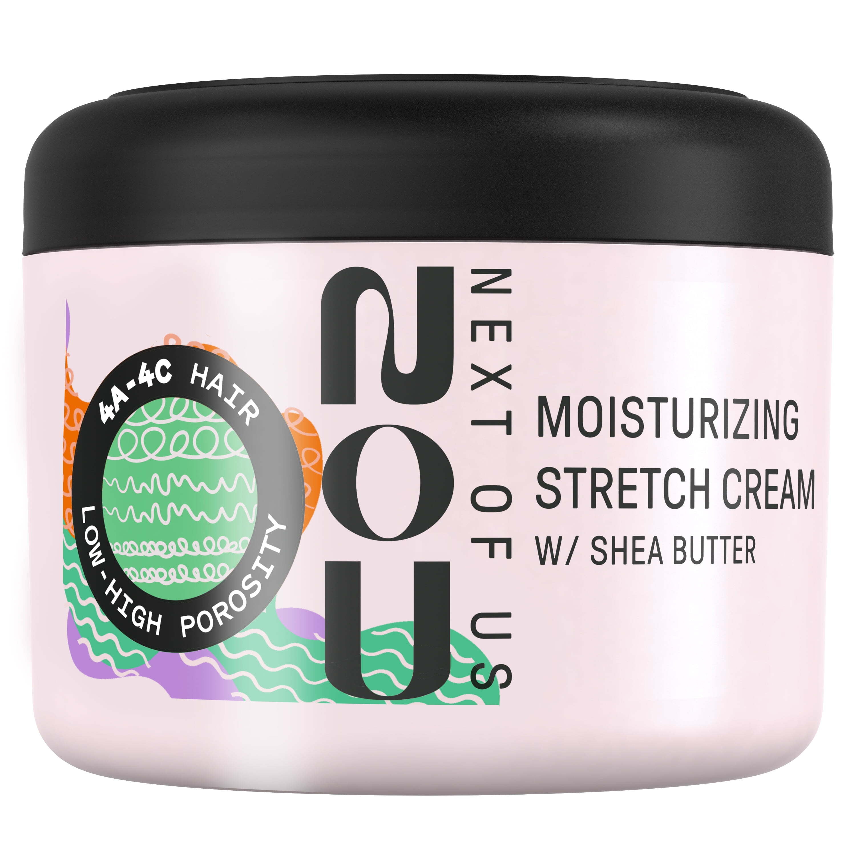 (3 pack) NOU Moisturizing Stretch Cream, for Coily Hair, 7.6 fl oz