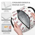 thumbnail image 3 of KLL Flamingos Tribal for Insulated Lunch Bag- Leakproof Cooler Tote Bag Organizer for Women & Men - Reusable Lunch Box for Office Picnic Hiking Beach-One Size, 3 of 6