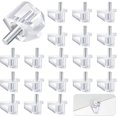 thumbnail image 1 of 3 Millimeters or 1/8 Inch Shelf Support Peg Clear Plastic Support Small Cabinet Shelf Pins Replacement Peg Cabinet Shelf Supports Pins Shelf Holder Pi, 1 of 5