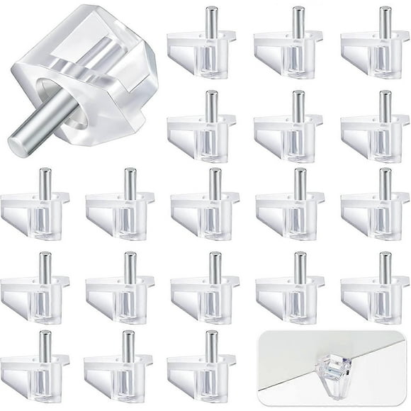 3 Millimeters or 1/8 Inch Shelf Support Peg Clear Plastic Support Small Cabinet Shelf Pins Replacement Peg Cabinet Shelf Supports Pins Shelf Holder Pi