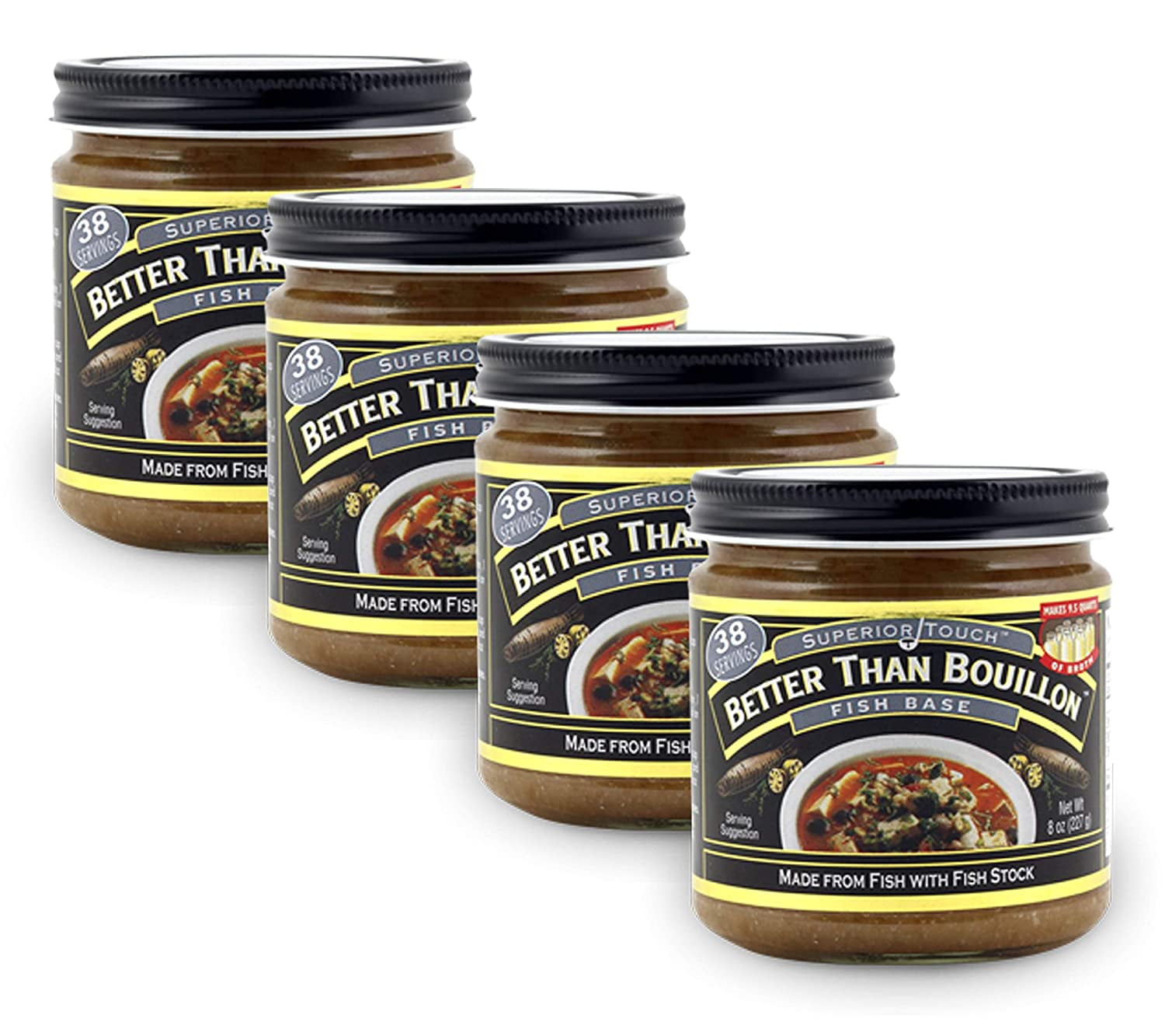 Better Than Bouillon Fish Base 8 oz (Pack of 4) in a Prime ...