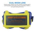 thumbnail image 2 of Solar Automatic Variable Light Welding Glasses with Dual Lens Welding Antiglare Protection Eye Cover Professional Argon Arc Weld Glasses Utility Welding Tool Deep Green, 2 of 8