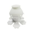 thumbnail image 1 of Cuenco de leche para mascotas jinwen comedero para cachorros silicona antiasfixia Base Plegable Blanca, 1 of 8