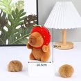 thumbnail image 1 of Lindo juguete de peluche Capibala, regalo para niña, colgante de peluche para bolso, llavero decorativo, linda muñeca kawaii, regalo de vacaciones, 1 of 6