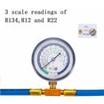 thumbnail image 5 of Bullet Piercing Tap Valve Kit R134a Charging Hose Can Tap With Gauge R-12/R-22, 5 of 5