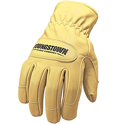 Youngstown Glove Company Unisexe Adulte Travail du Cuir au Sol Gant, Tan, Large US