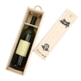 thumbnail image 1 of Noref Retro Red Wine Bottle Box Portable Delicate Wooden Storage Container Gift Case Decoration,Wine Gift Box,Red Wine Case, 1 of 8