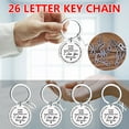 thumbnail image 2 of Apmemiss Clearance DIY to My Son Stainless Steel Last Name 26 Letter Keychain 2.5x2.5cm Warehouse Clearance Sale, 2 of 2