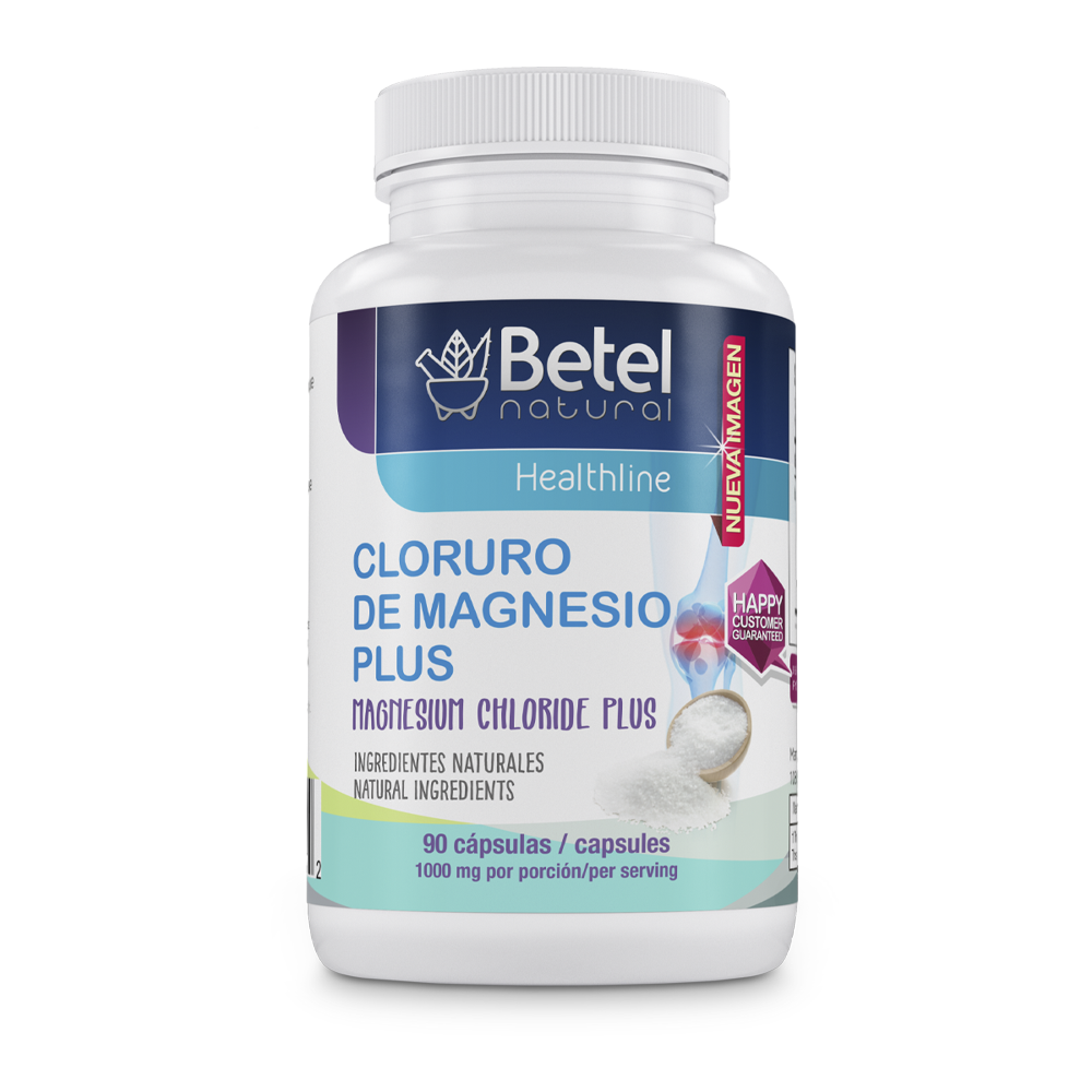 Magnesium Chloride Plus 90 Capsules Cloruro De Magnesio Plus 90