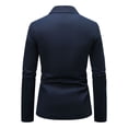 thumbnail image 3 of WXLWZYWL Men's Casual Blazers Big and Tall Suit Jackets Two Button Lightweight Unlined Sport Coat, 3 of 3