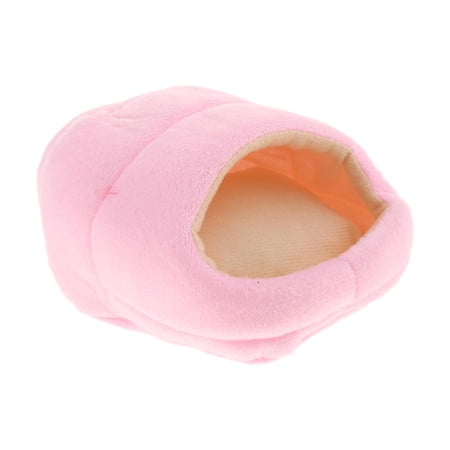 Small Animal Sleep Hanging Cozy Bed Pet House Cage Hammock Cave Cute Nest Tent for dog Parrot Chinchilla Pink