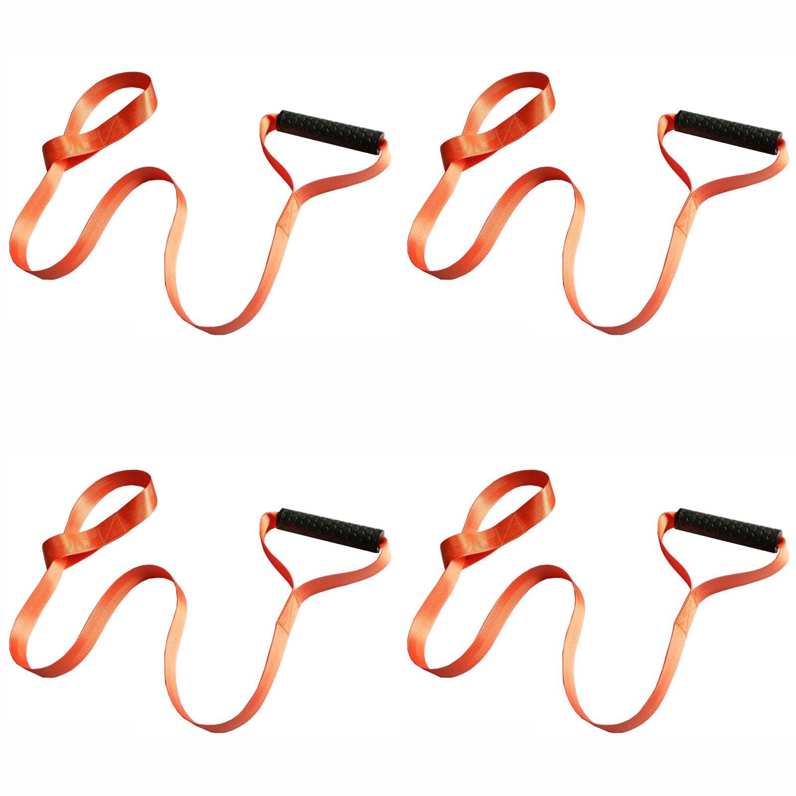 Hunting Gear Accessories Deer Drag Strap for Men Women Pull Deer Animal Wood Sturdy Rope with Handle 4PCS Khaki 4PCS