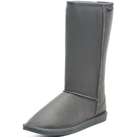 Alpine Swiss Women Boots MidCalf 12" Aussie Classic Faux Shearling Sheepskin Fur