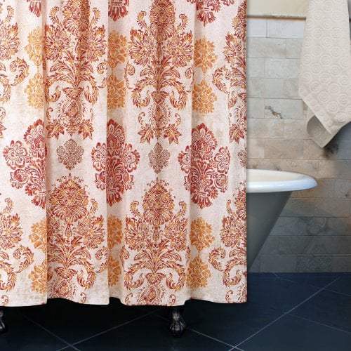 Greenland Home Fashions Tuscany Damask Multi Shower Curtain Tuscany Damask Multi Shower Curtain