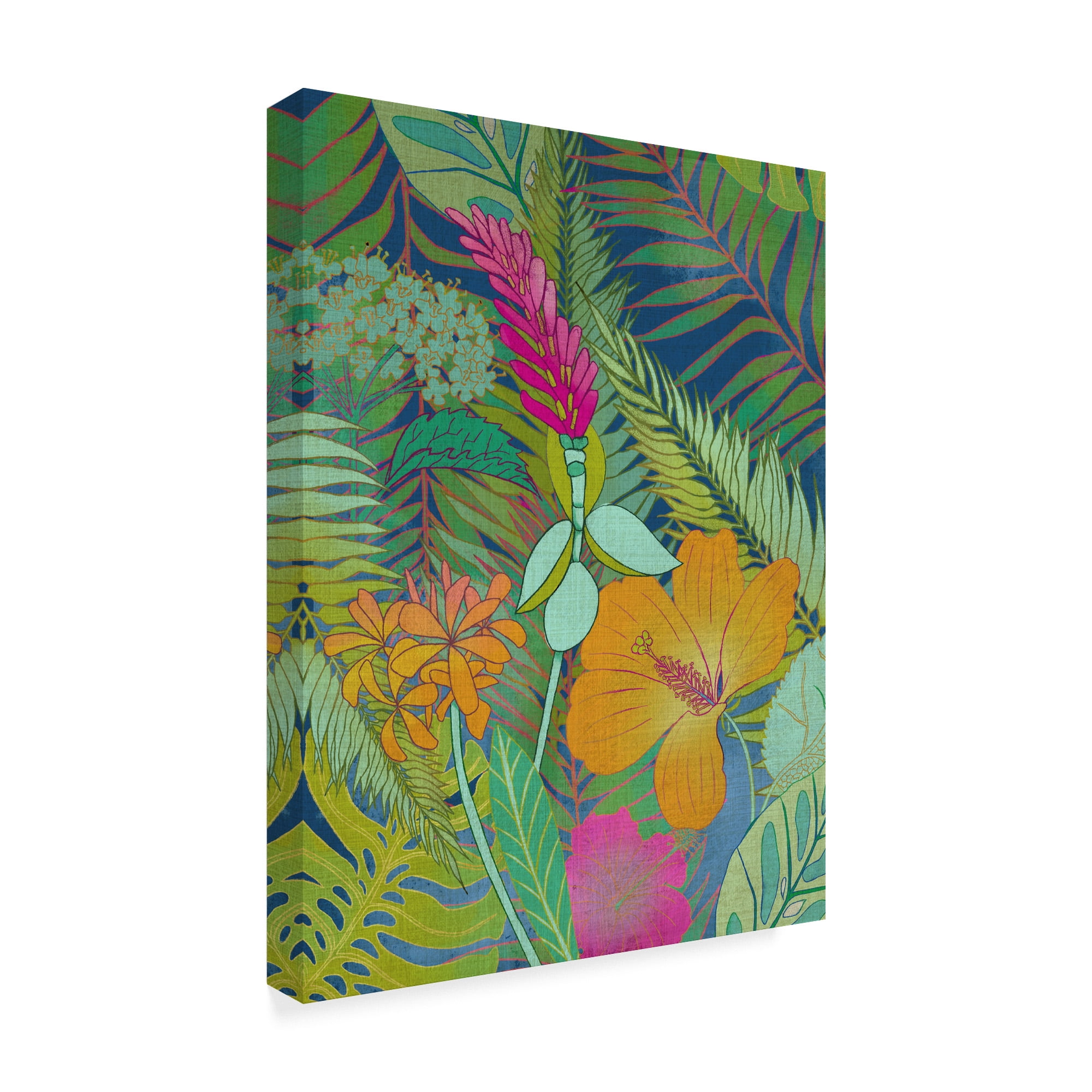 Trademark Fine Art 'Tropical Tapestry II' Canvas Art by Chariklia Zarris