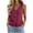 Wine, variant on Womens Sweater Vest Dressy Casual V Neck Button Down Sweater Loose Casual Solid Color LightWeight Knit Vest