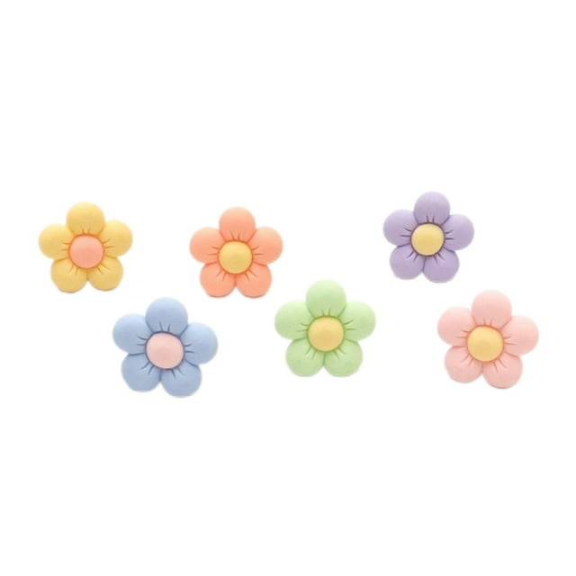 Ambientador Para Coche, Flores, Clips Para Coche, Dulce, 6 Piezas, Resina, Resistente Al óxido, Para Oficina, Sala De Estar