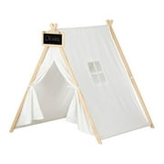 Rosebery Kids Play Tent with Chalkboard in Organic Cotton and Pine