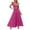 Hot Pink*, variant on Women's Dress Casual Flutter Sleeve Solid Color Layering Soft Comfortable Daily Wear Fashion Vacation Dresses