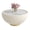 White_Large, variant on Light Luxury Modern Rock Slab Coffee Table, Scandinavian Minimalist Furniture, Round Bowl Shaped Coffee Table For Living Room