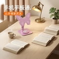 thumbnail image 5 of Butterfly Phone Stand for Desk, 360°Rotating Cell Phone Holder, Height & Angle Adjustable Aluminum Desktop Phone Stand,Foldable Portable Phone Holder Compatible with Smartphones and Tablets(Sky Blue), 5 of 9