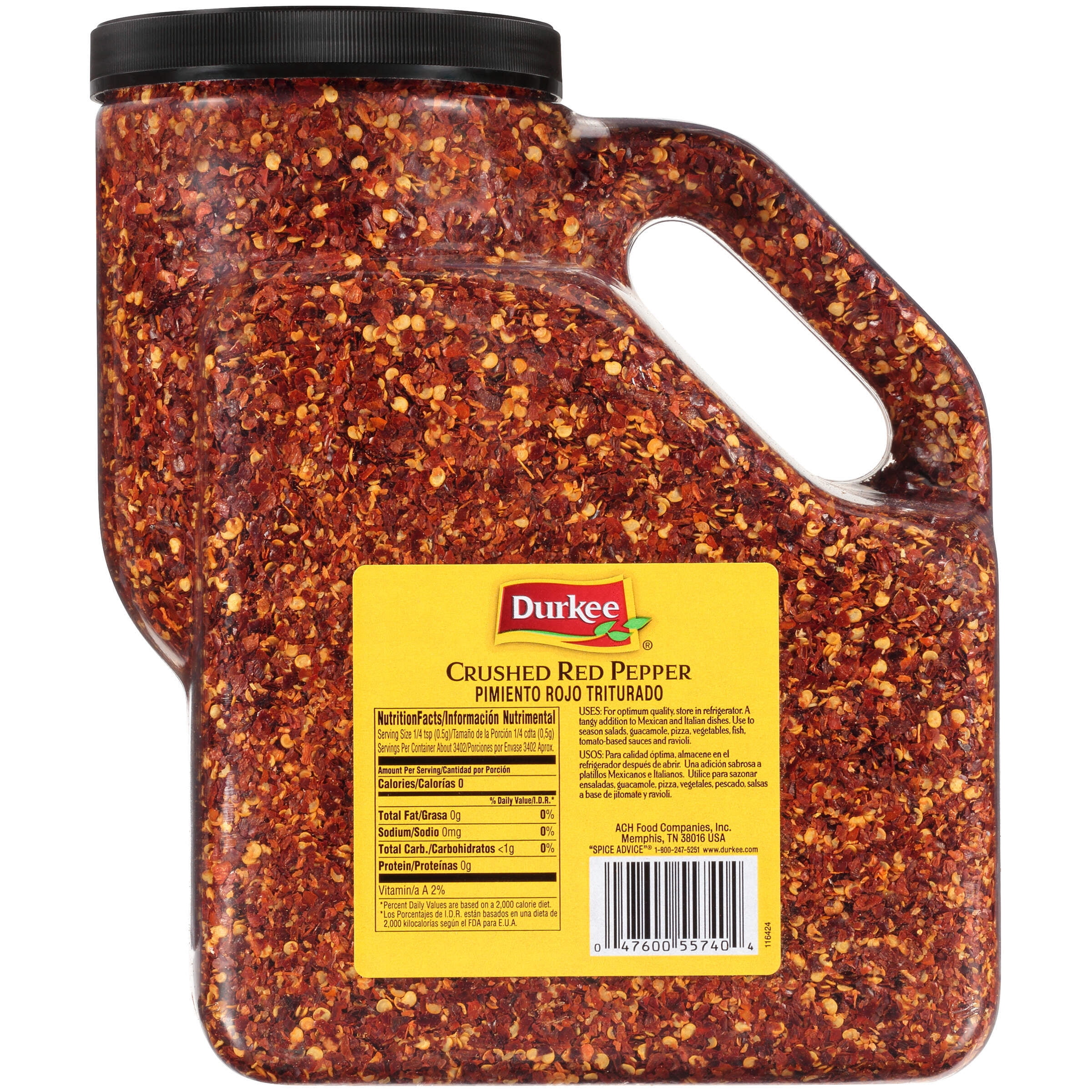 Durkee® Crushed Red Pepper 3.75 lb. Jug