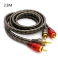 thumbnail image 1 of Audio Cable Copper Audio Cord Line Amplifier Braided Cable For Car Audio System, 1 of 1