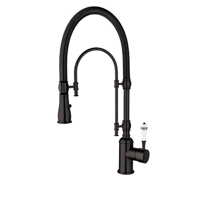 Kitchen Faucet Pull Down, Hot& Cold Mixer Crane Water Tap, Dual Hole Sink Faucet ,Versatile Features