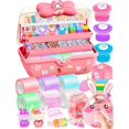 thumbnail image 1 of Jimcii Make Your Own Nano Tape Bubble Kit, with Pink Bow Box, Nano Tape Bubble Squishy Maker Kit for Kids, Nano Tape Bubbles, 1 of 7