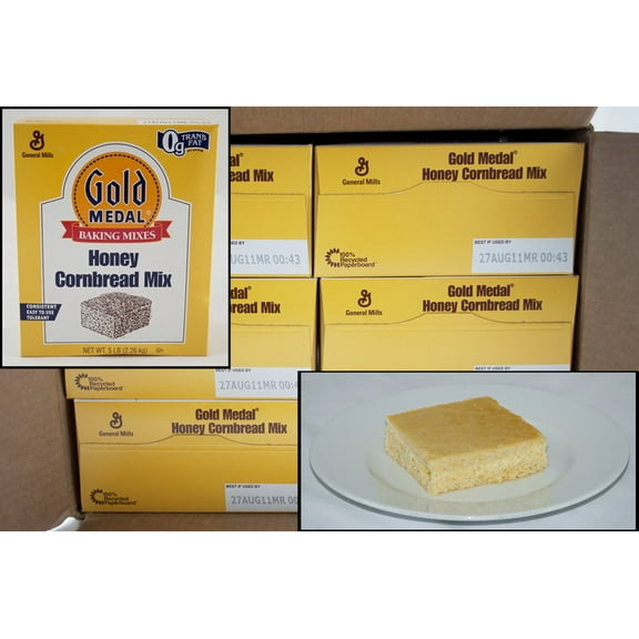 Gold Medal Honey Cornbread Cornbread Mix, 5 Pound, 6 Per Case