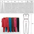 thumbnail image 5 of Gibobby Ropa interior deportivo hombre Camisas térmicas sin mangas para mujer Cuello redondo Forro polar Camisetas sin mangas térmicas Chaleco Tops de invierno Tops delgados（Azul， XXXXXXL), 5 of 5
