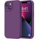 thumbnail image 1 of Funda Protectora de Silicona, Apta para Cámara, Forro Antiarañazos. Color Uva. para iPhone 13 6.1", 1 of 7