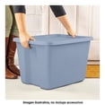 thumbnail image 3 of Caja de transporte Sterilite de plástico de 68 Litros con Tapa, Azul, 3 of 4
