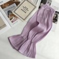 thumbnail image 4 of Women Girls Summer UV Protection Arm Sleeves Lace Cover Long Fingerless Driving Gloves - purple, 4 of 5